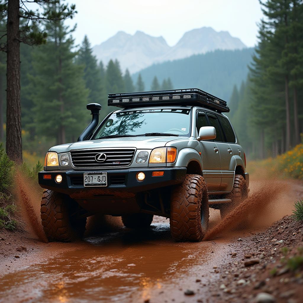 Terra Trek: Modified Lexus LX470 for Off-Road Adventures