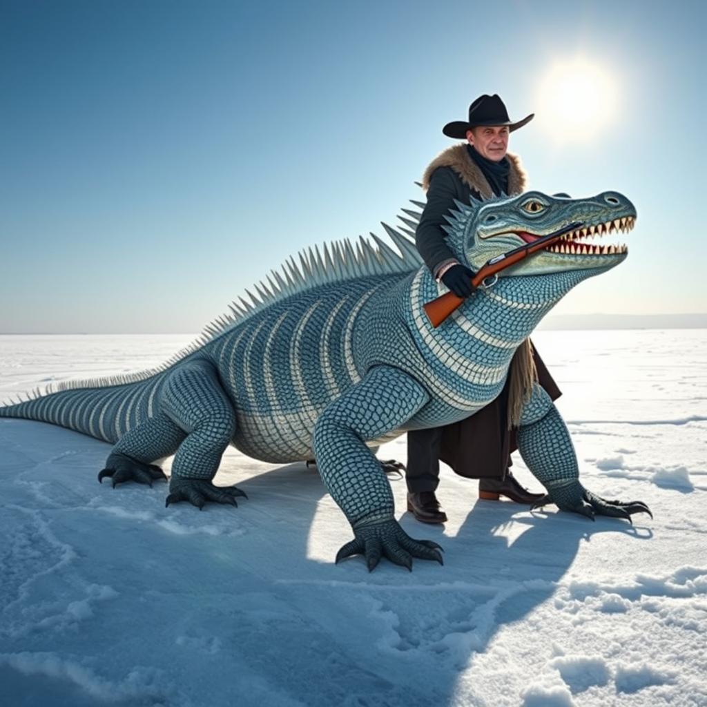 Six-Legged Komodo Dragon: A Fearless Fantasy Creature