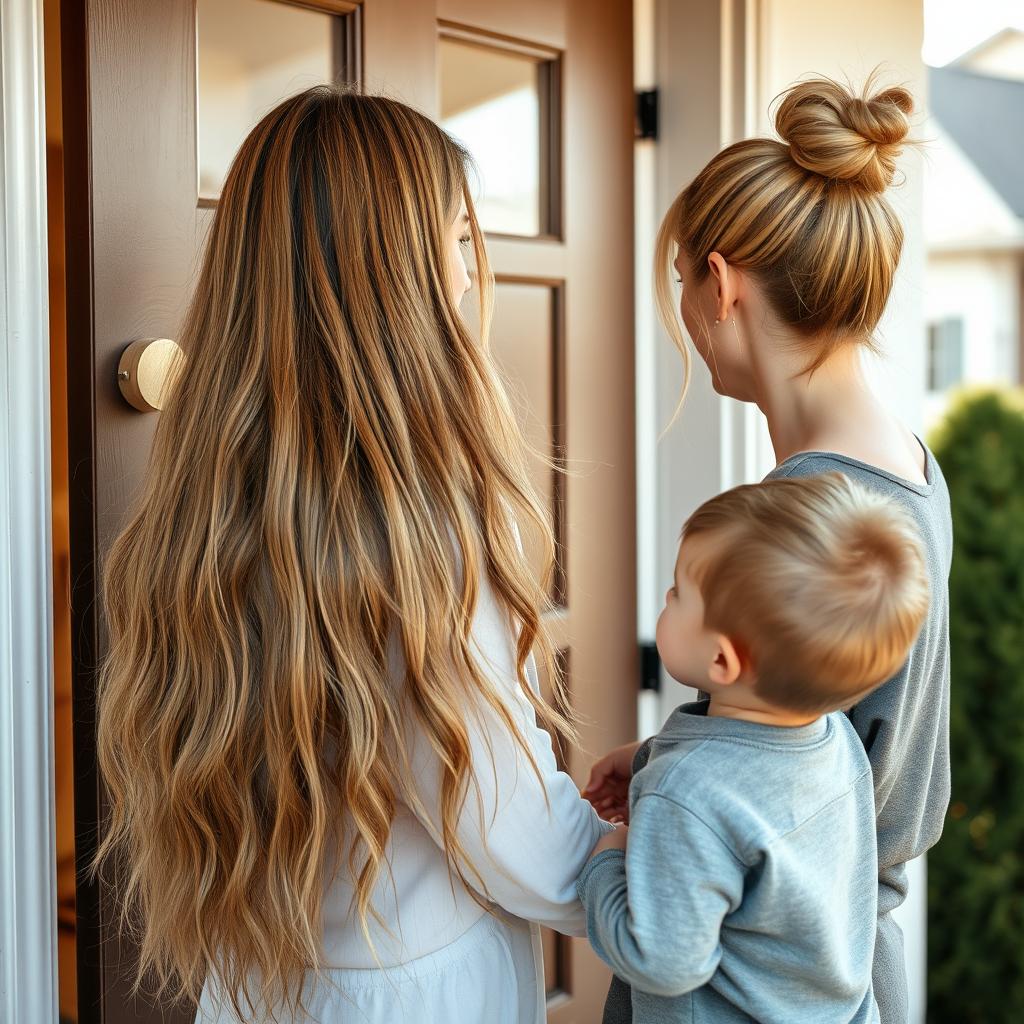 Hair Goals: Enchanting Hair Flowing Down Her Back