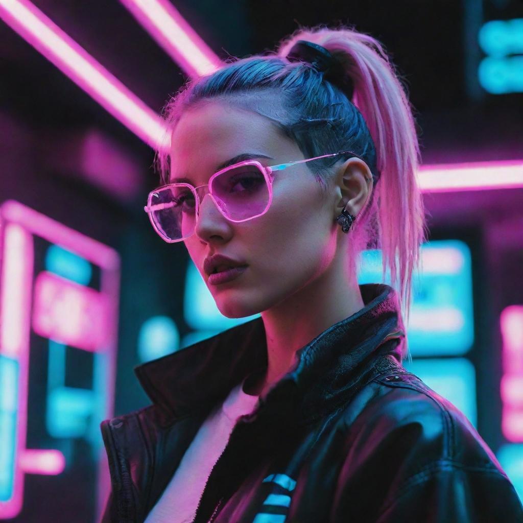 Neon Cyberpunk Profile