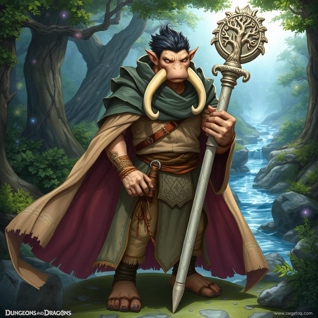 Meet the Young Loxodon Druid: Balance of Wisdom and Power