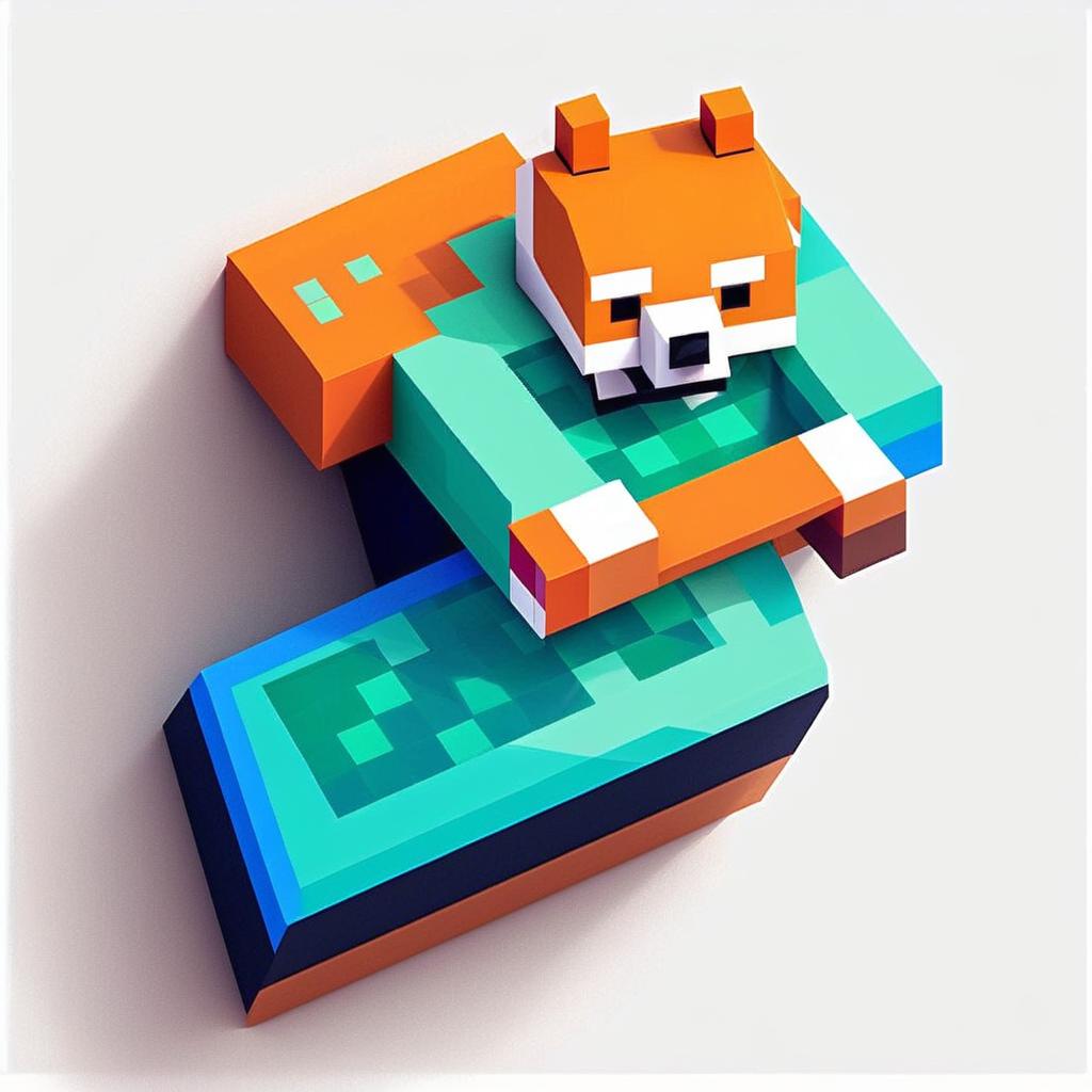 Red Panda Hangout: Furry Friend on Lego Throne