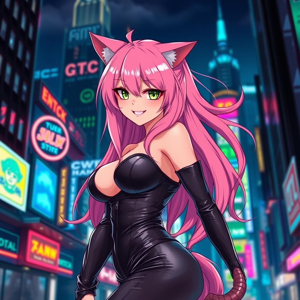 Feline Fatale: Anime Necko Girl