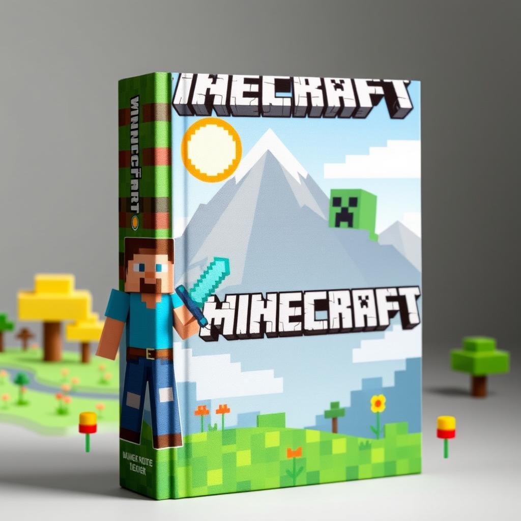 Uncover the Adventure: A Minecraft-Inspired Book Cover