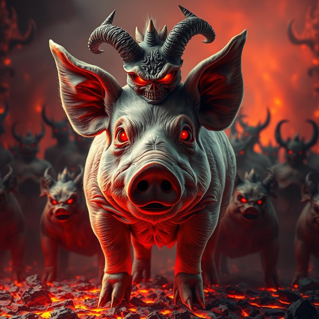 Terrifying Demon-Possessed Pig