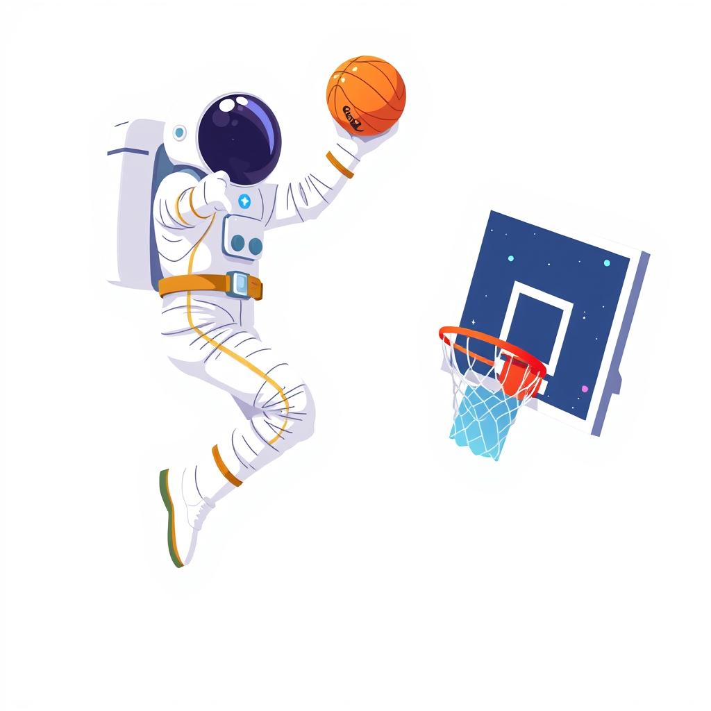 Defying Gravity: Astronauts Out-of-This-World Basketball Skills