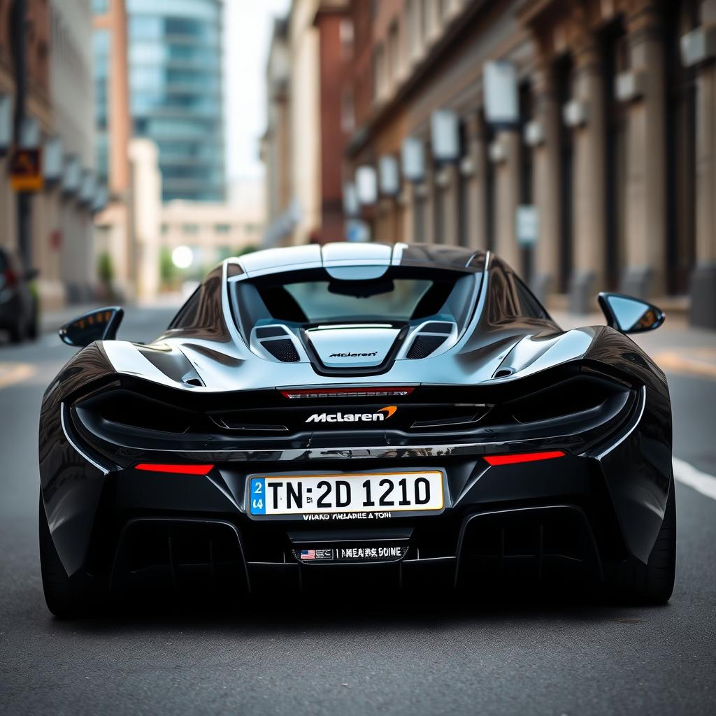 Exclusive: TN 22 BD 1010 - Black McLaren P1s Urban Dominance