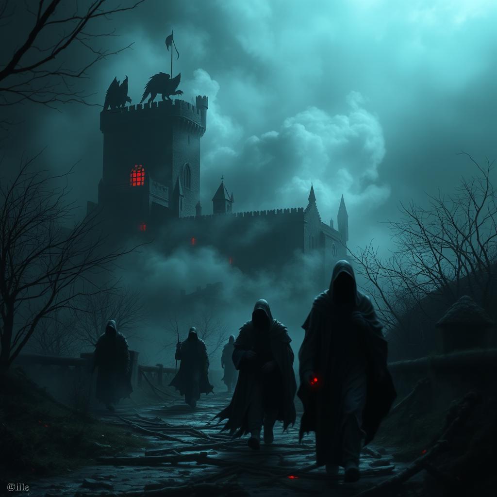 Mysterious Shadows: Haunted Castle Awaits
