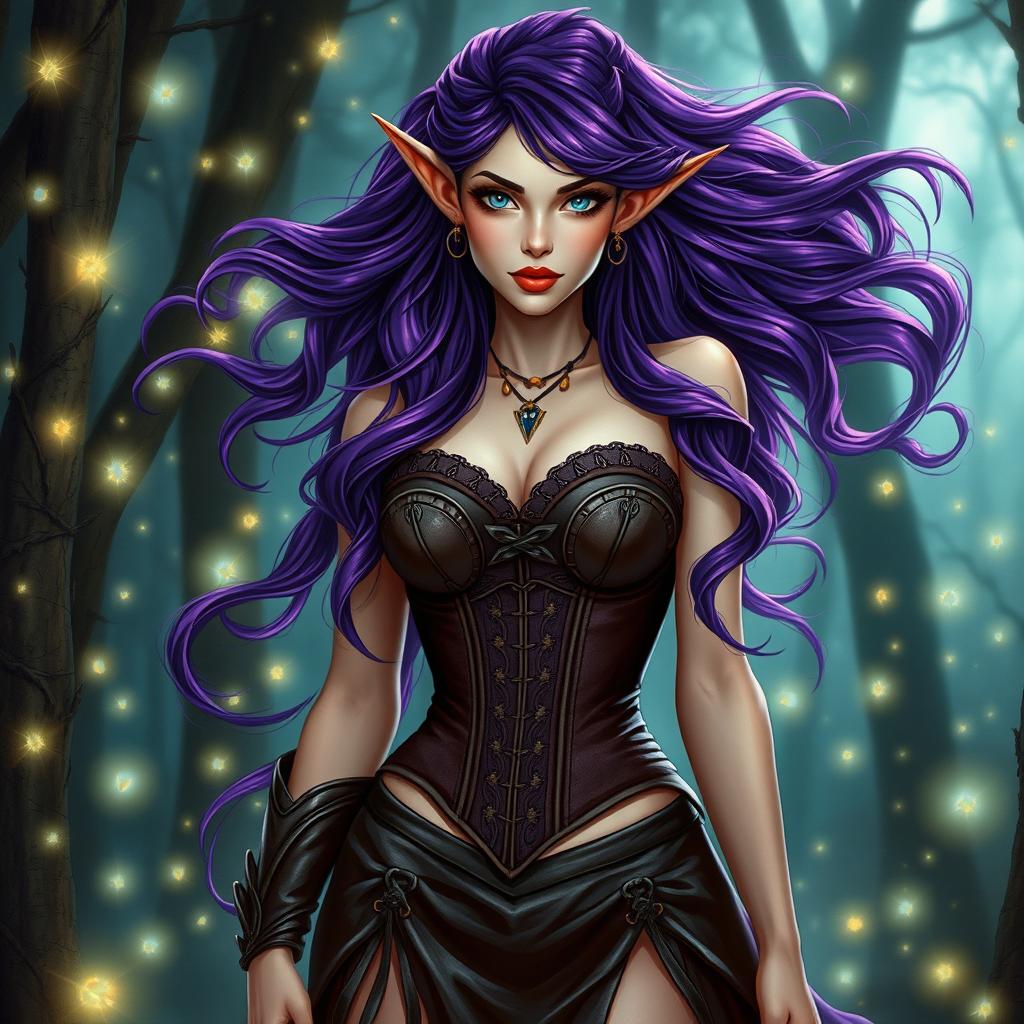 Enchanting Sorceress High Elf Woman