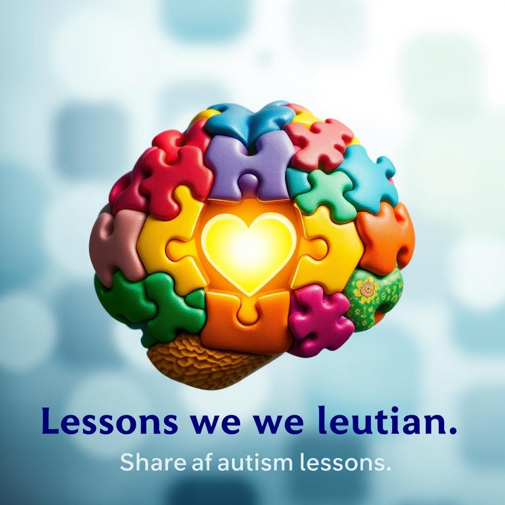 Puzzle Pieces of Self: A Vibrant Autism Symbol