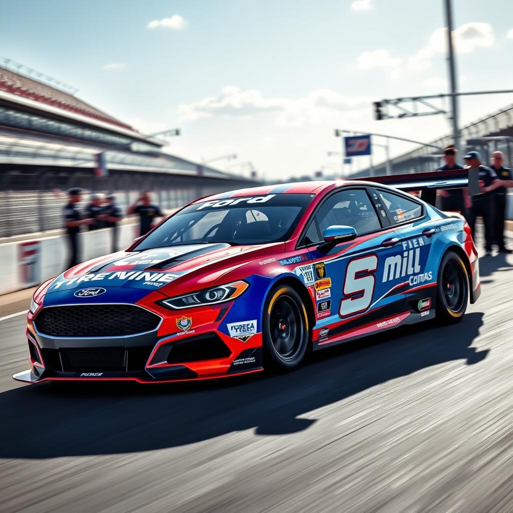 Win the Track: High-Performance Ford Fusion Race Car