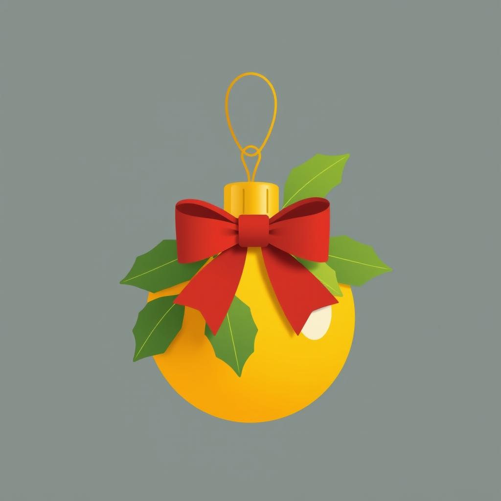 Cozy Minimalist Christmas Ornament