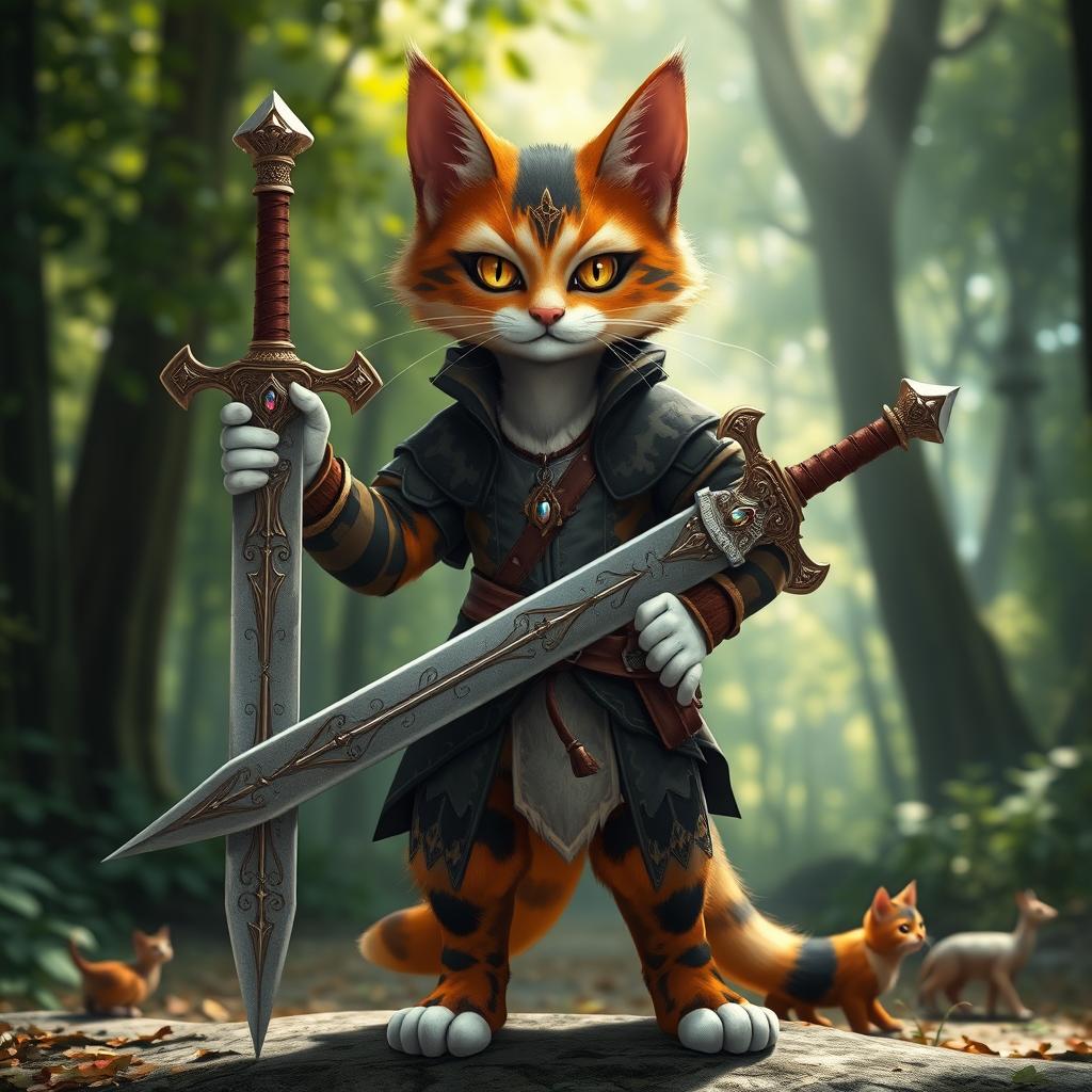 Meet The Fierce Calico Cat Warrior