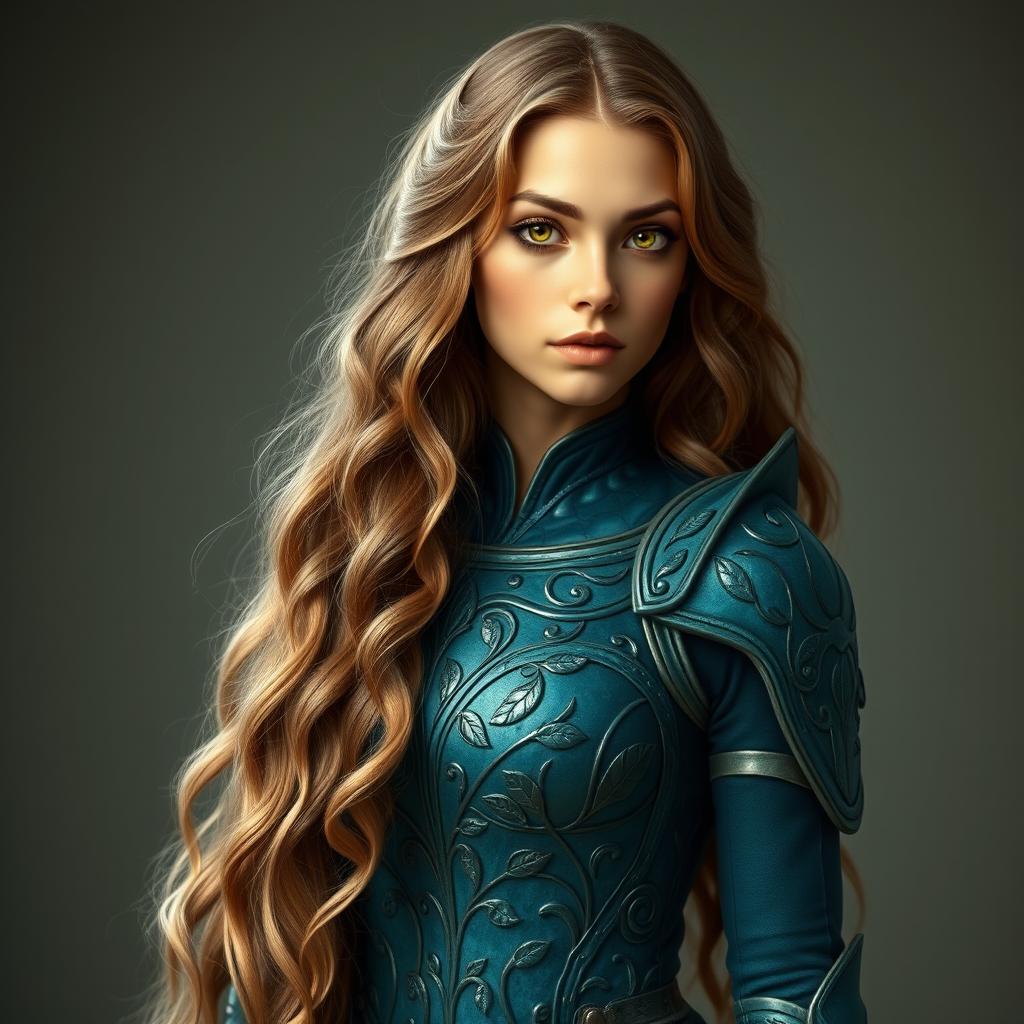 Enchanting Full Body Portrait of an Elven Woman