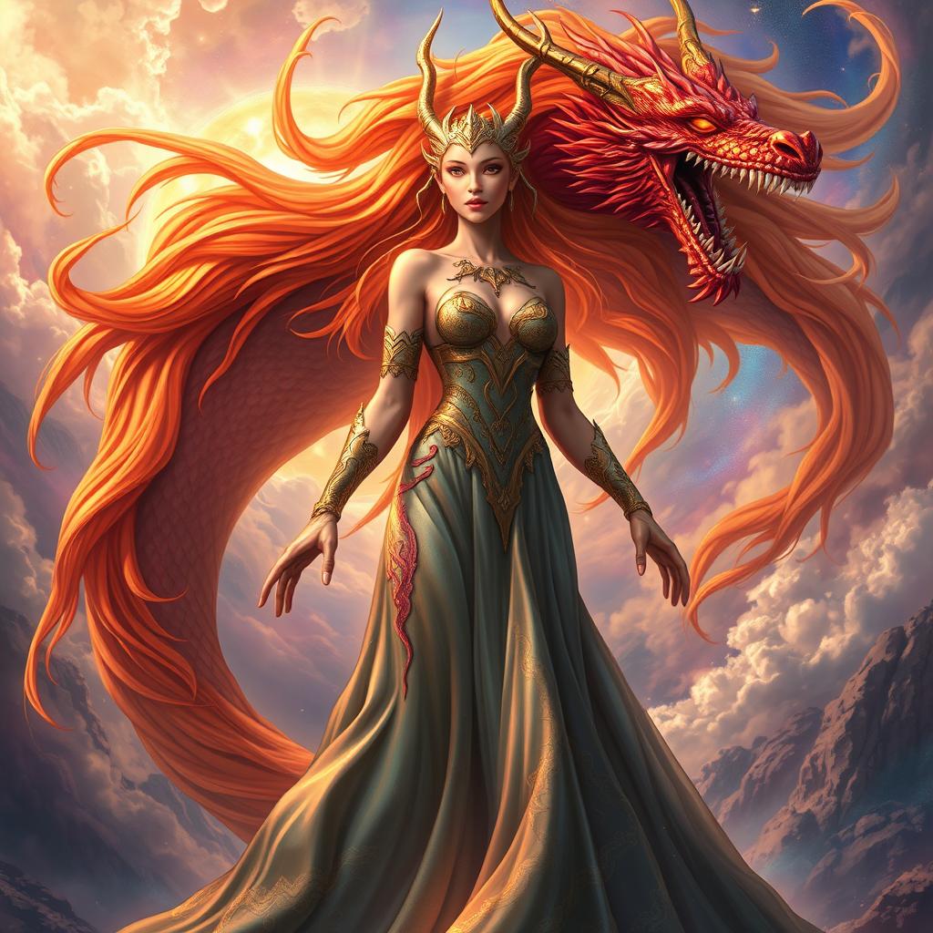 Tiamat: The Majestic Dragon Goddess