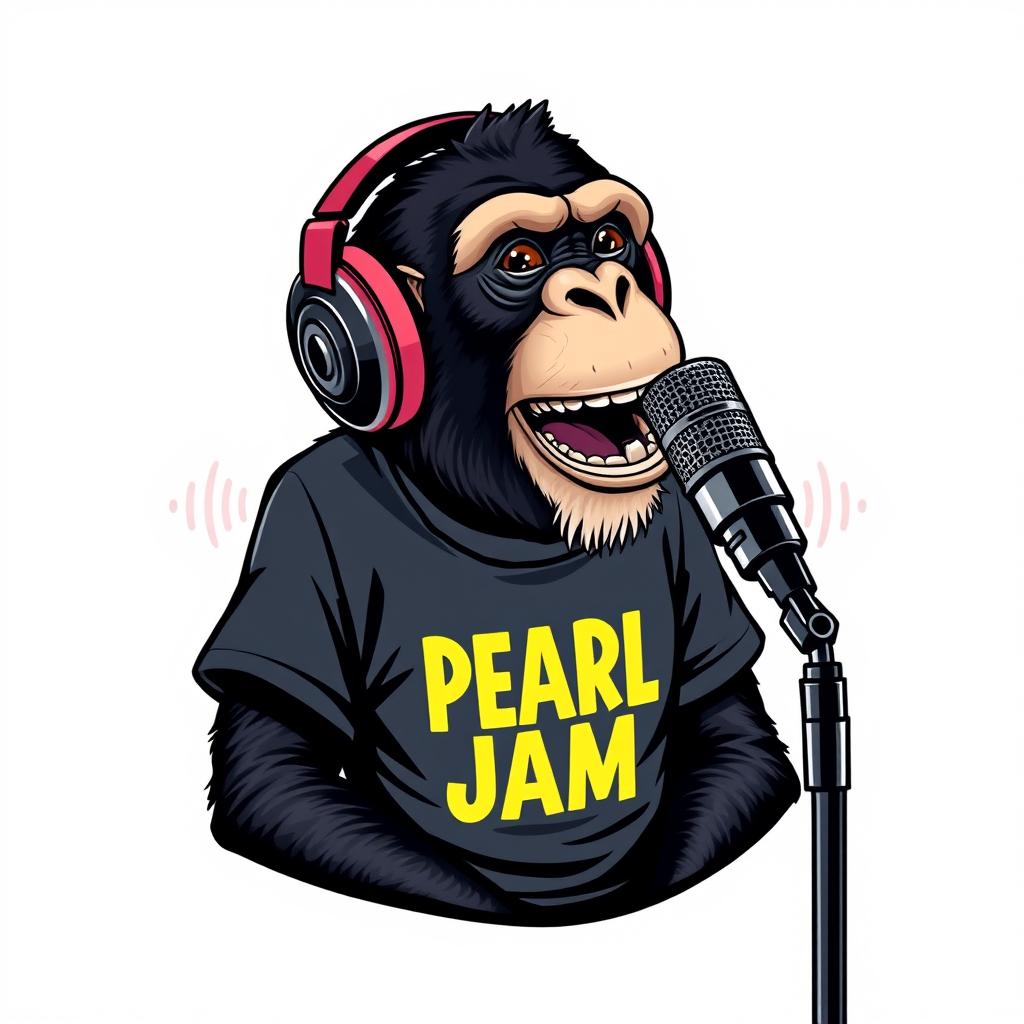 Unleash the Vibe: Gen X Chimp Logo