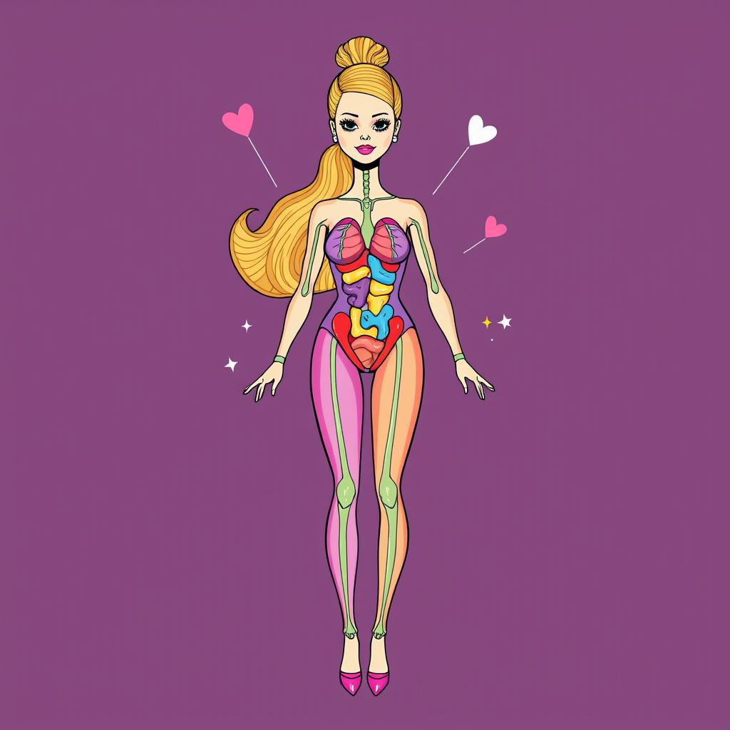 Explore the Colorful Anatomy of Barbie