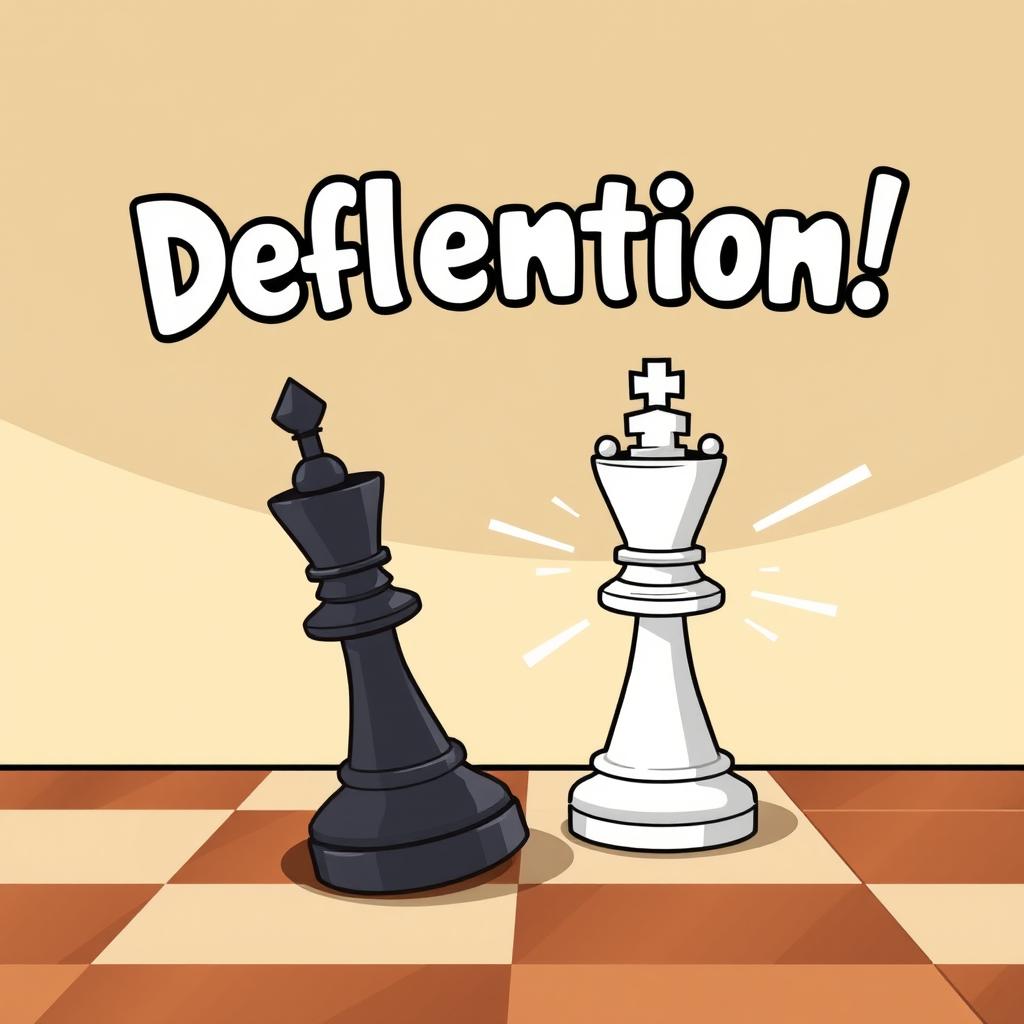 Game On: Cartoon Chessboard Action