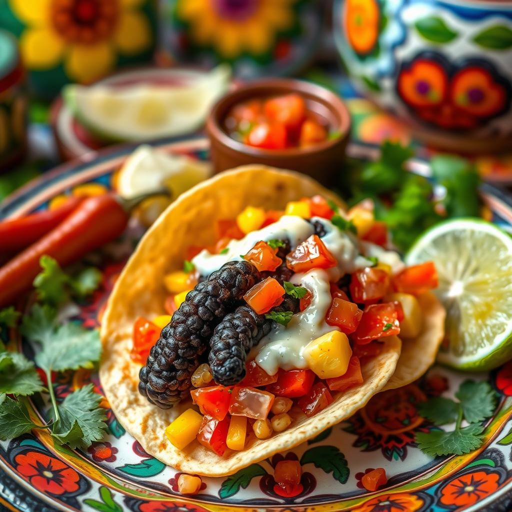 Gourmet Delight: Huitlacoche Taco