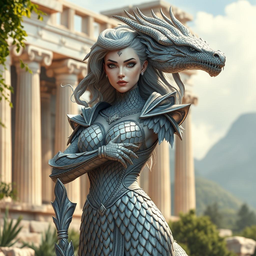 Meet the Majestic Grey Dragonborn