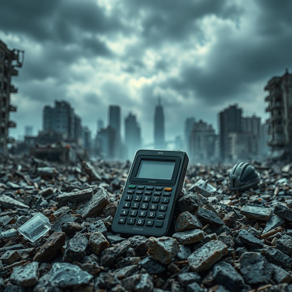 Lost in Time: Vintage Pager in Ruins