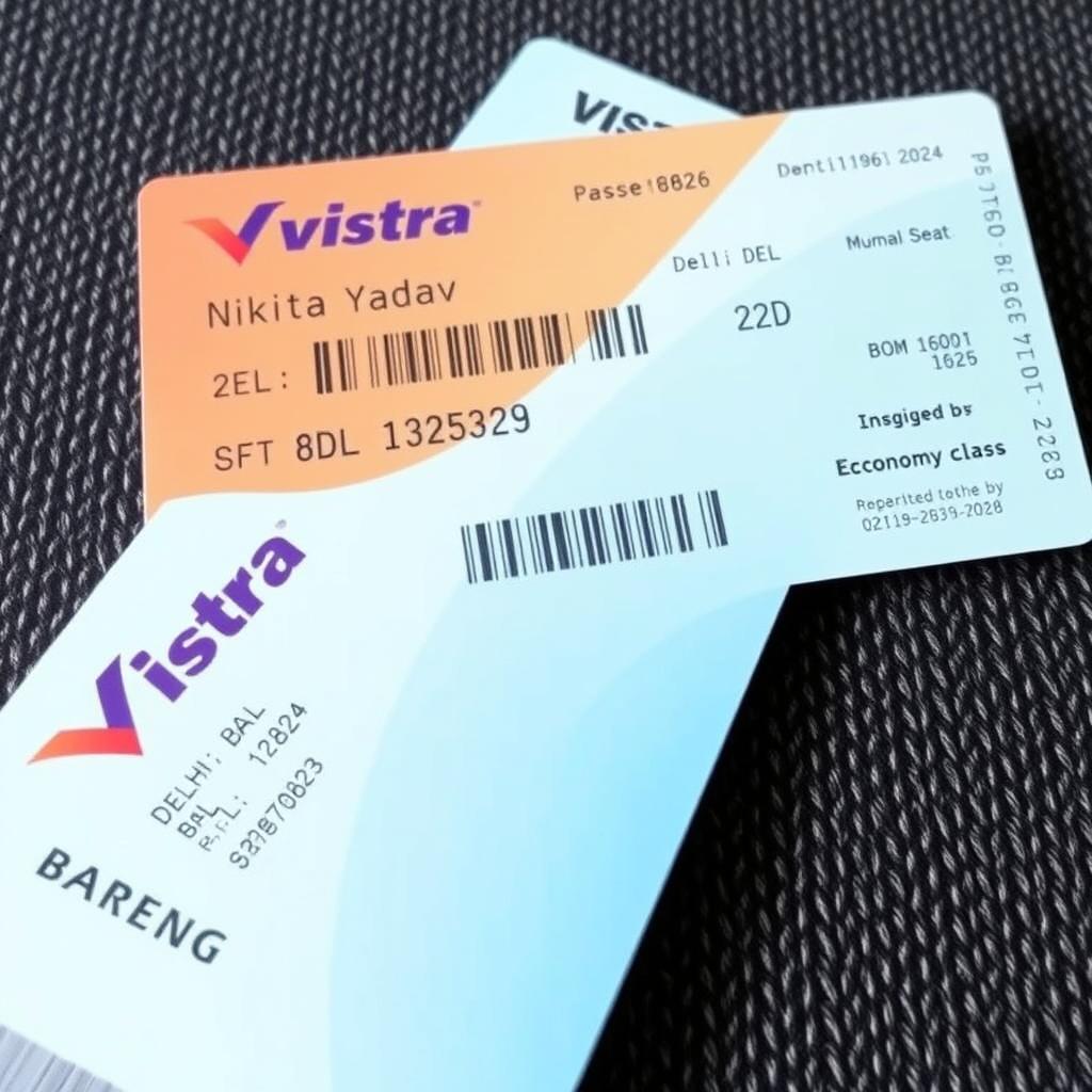 Your Gateway to Adventure: Vistara Flight Boarding Pass