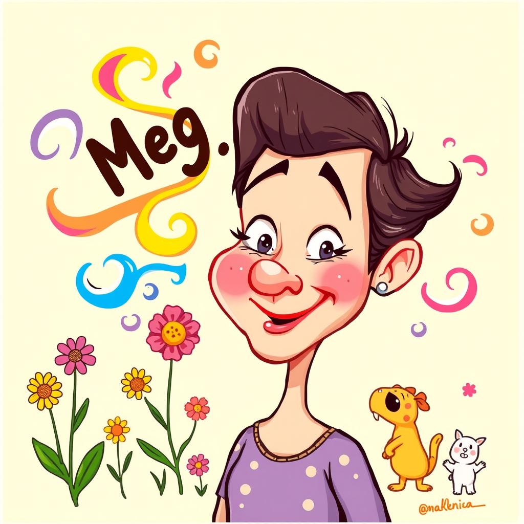 Meet Meg: Your New Favorite Cartoon Character!