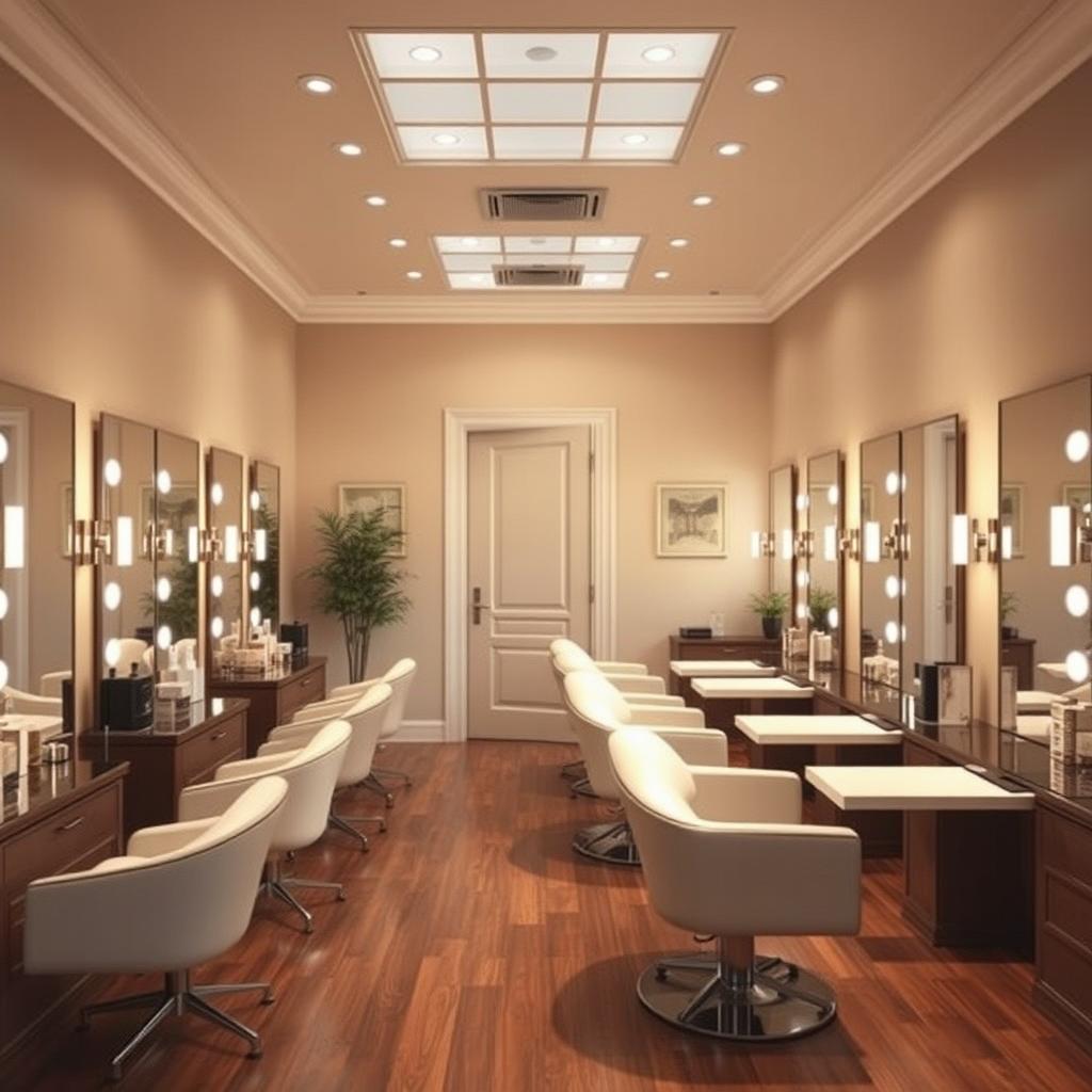Explore an Elegant Beauty Salon Oasis