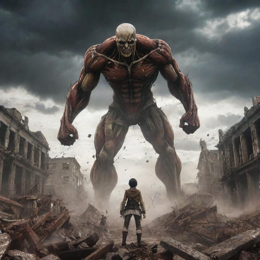 Epic Clash: Titans vs. Humanity