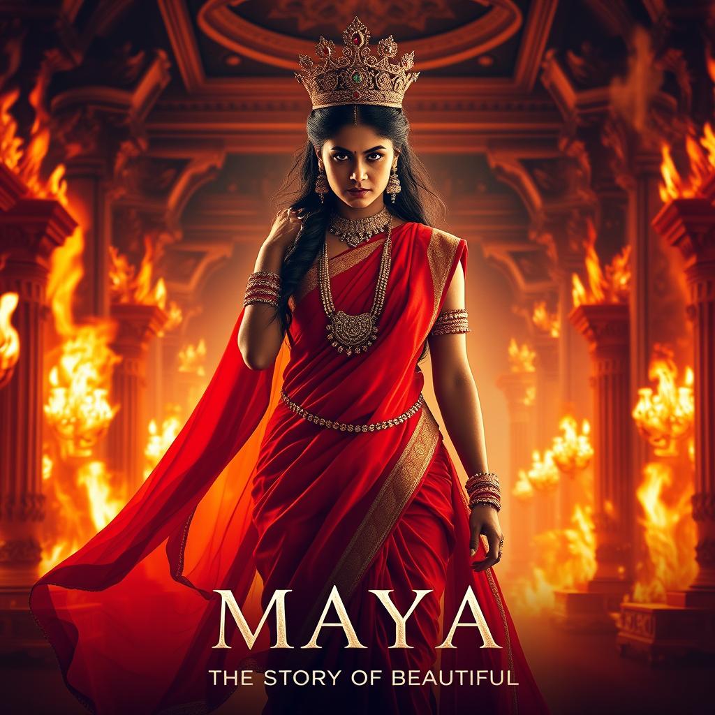 Unstoppable Indian Queen: Fury Unleashed in a Fiery Palace