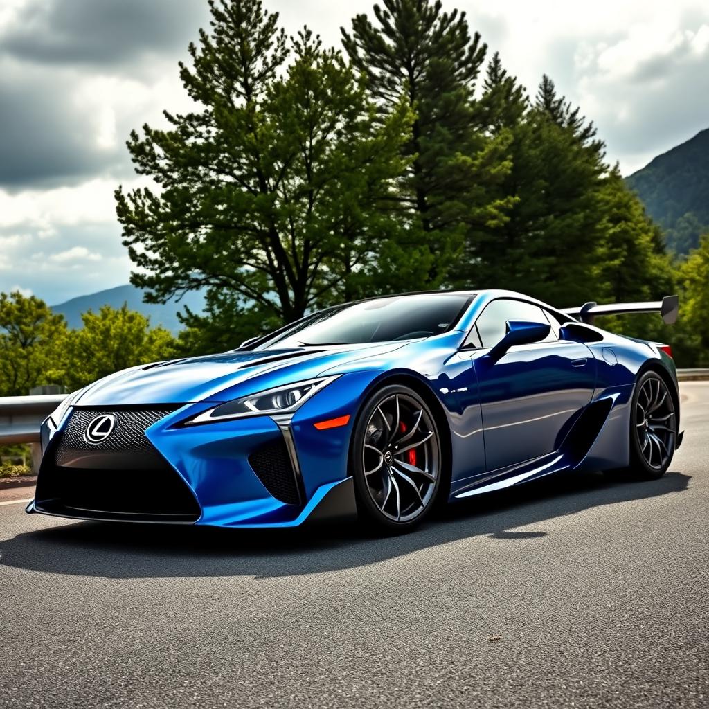 Sleek Elegance: LFA Inspired Sports Car