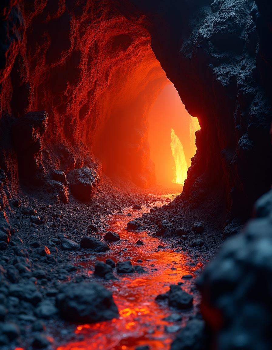 Explore the Fiery Depths: Volcanic Cave Adventure