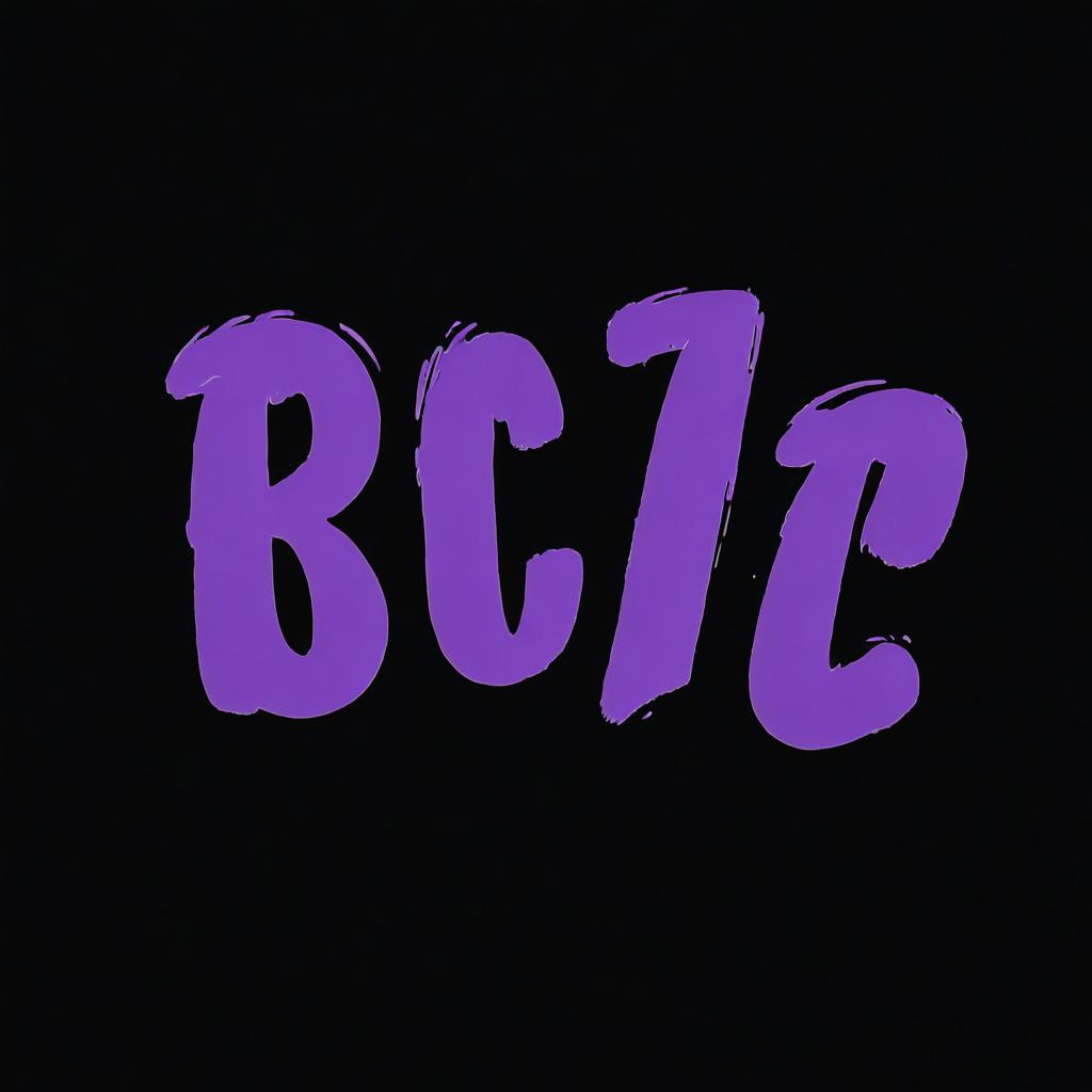 Illuminated: Purple Logo with Violet Ink