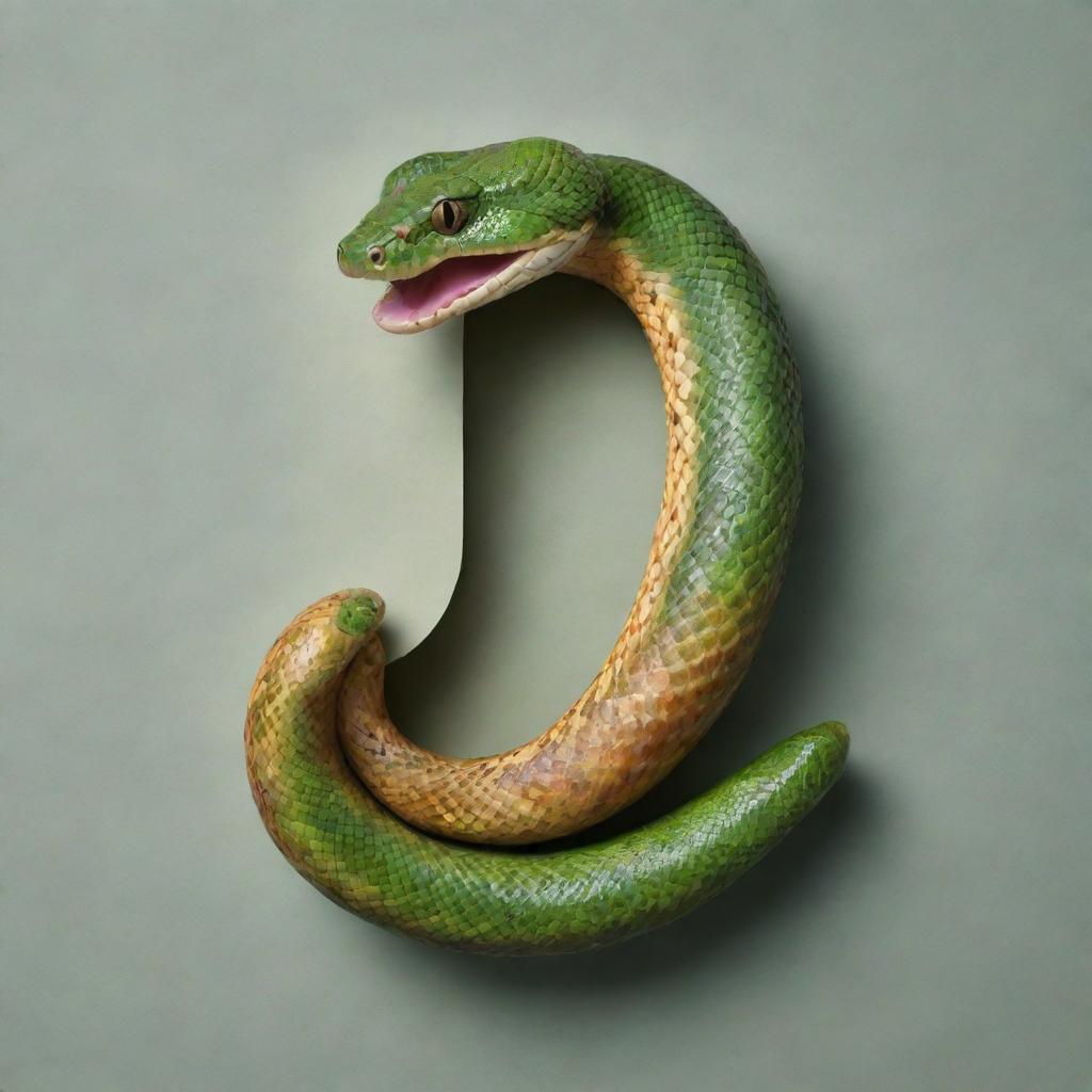 Snake Whispers its Way Through the Letter S