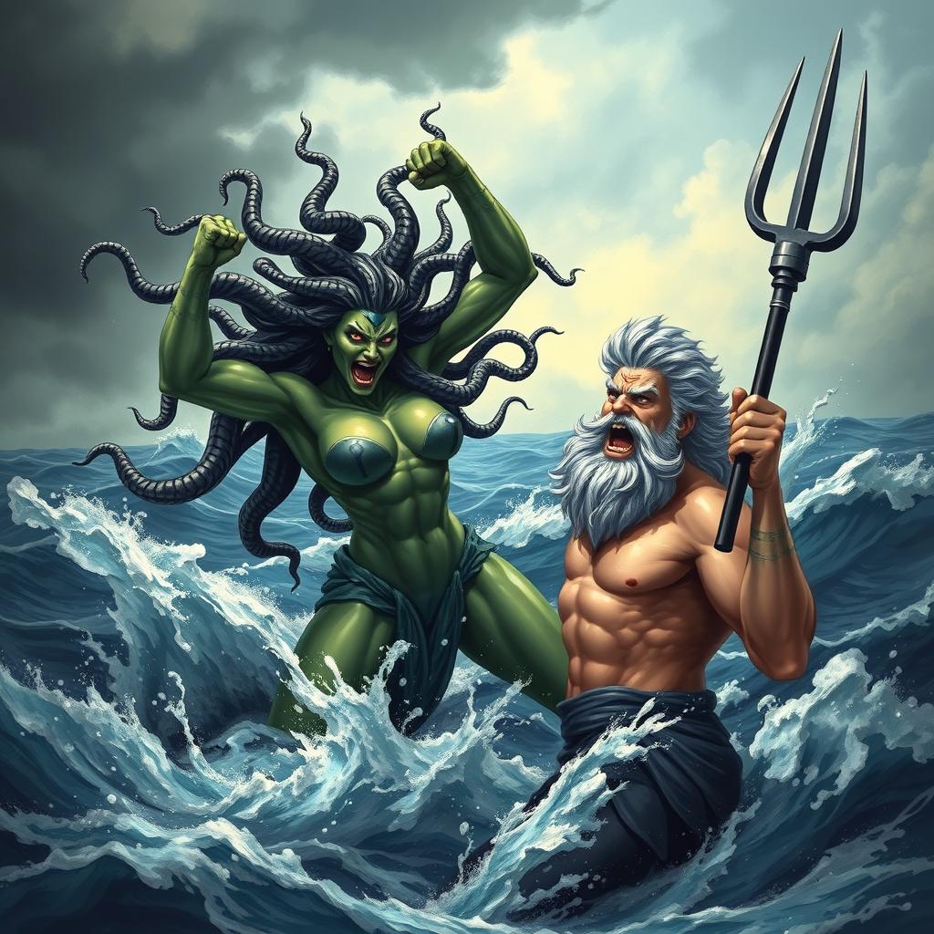 Medusa vs. Poseidon: A Classic Showdown