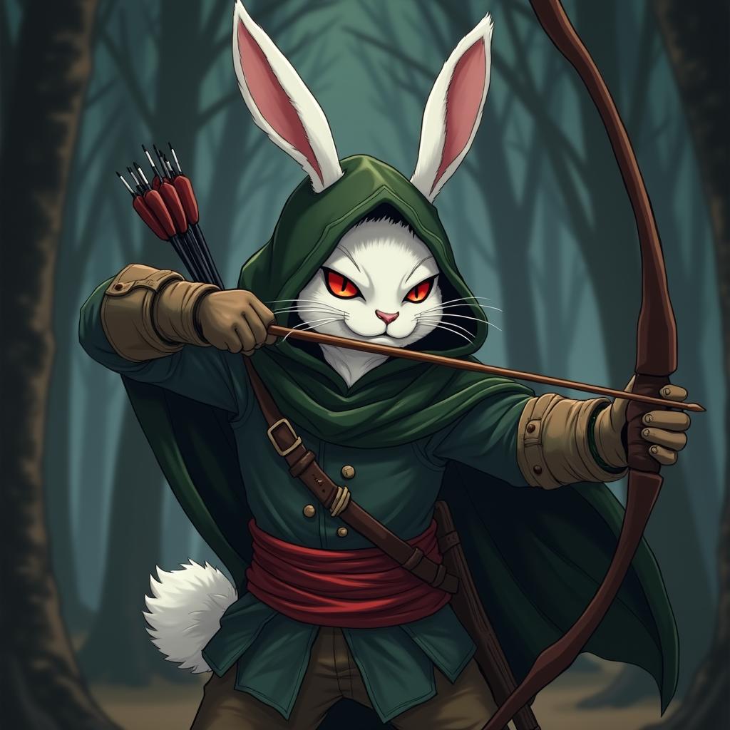 Epic Anime Style: Rabbit Man Adventure