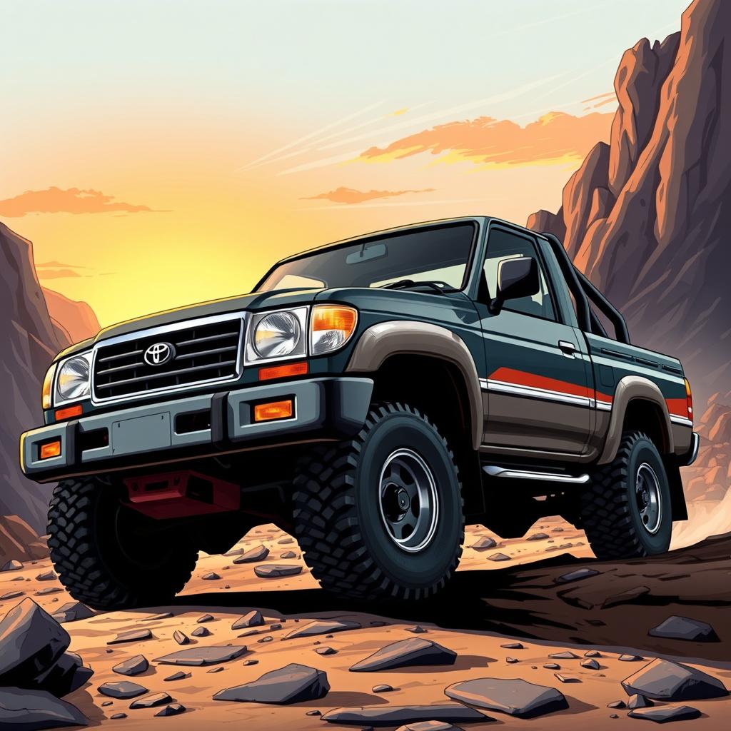 Iconic Toyota Land Cruiser 105: A 2000s Classic