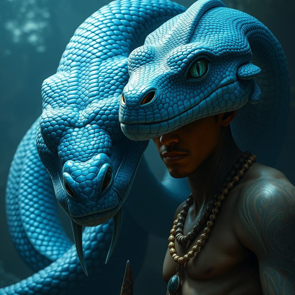 The Blue Serpent God: A Symbol of Ancient Wisdom