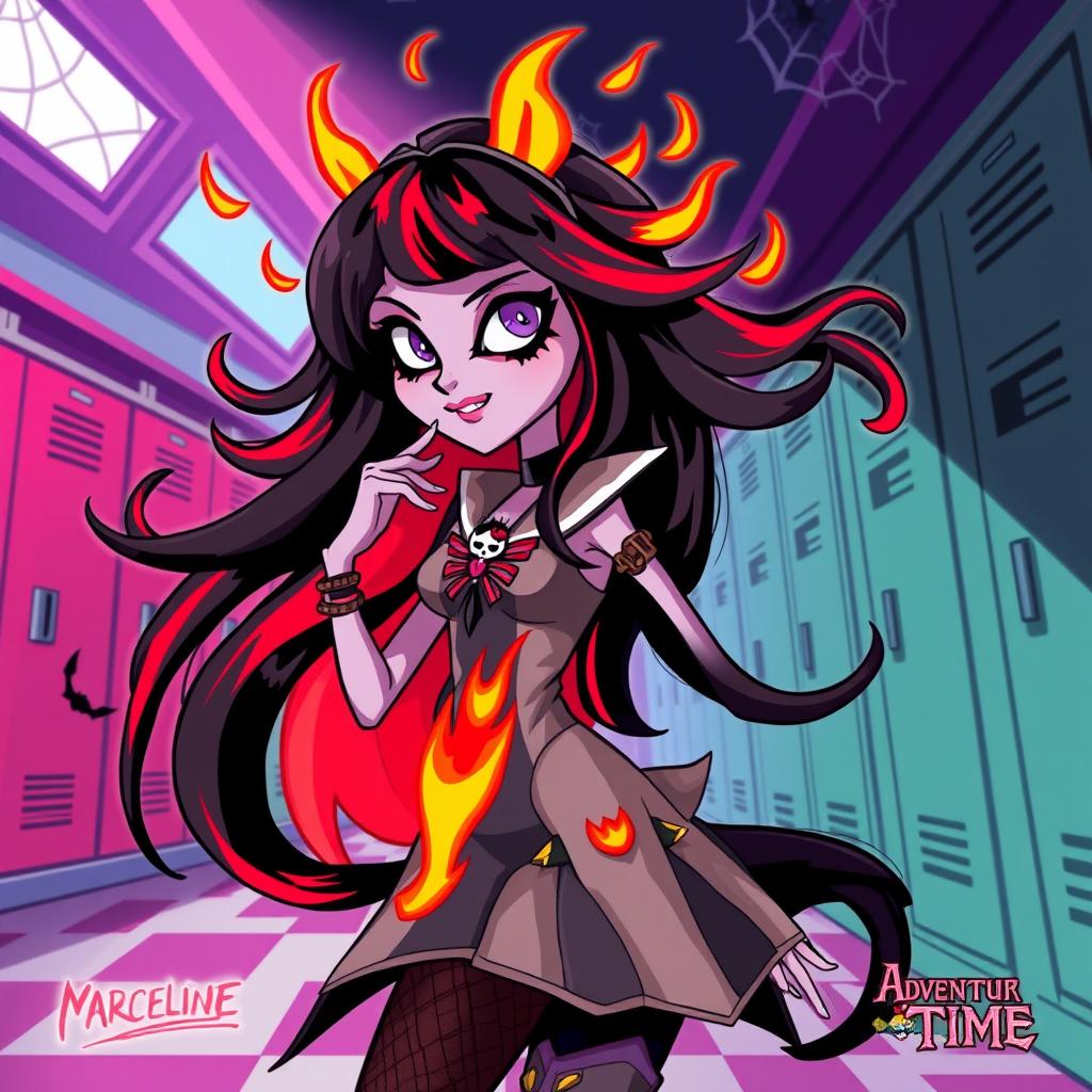 Marceline Reimagined: Adventure Time Meets Monster High