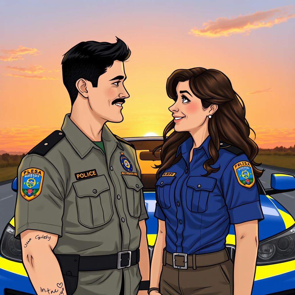 Love in Uniform: A Brazilian Military Officers Smile