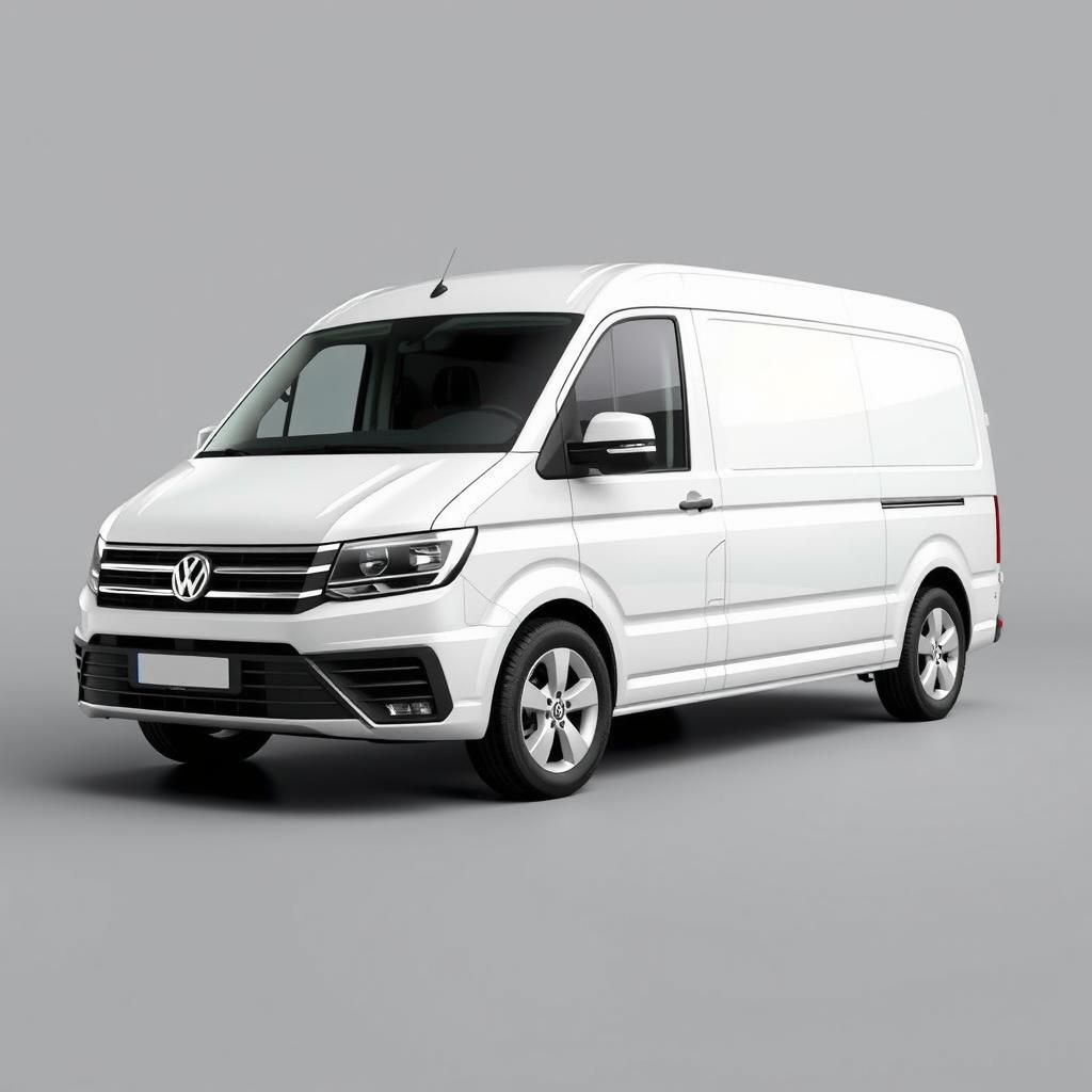 Sleek White Volkswagen Transporter: A Blend of Style & Function