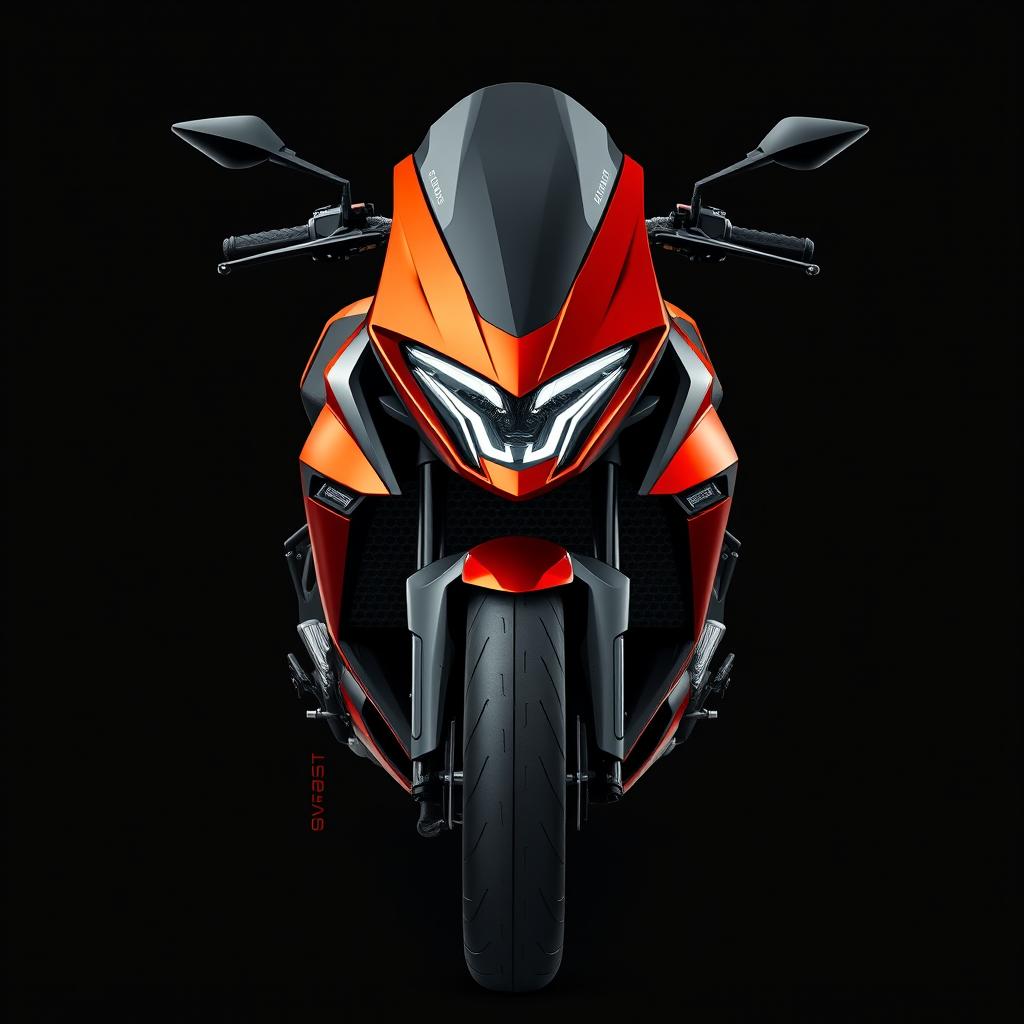 Ultimate Futuristic Sport Naked Bike Design