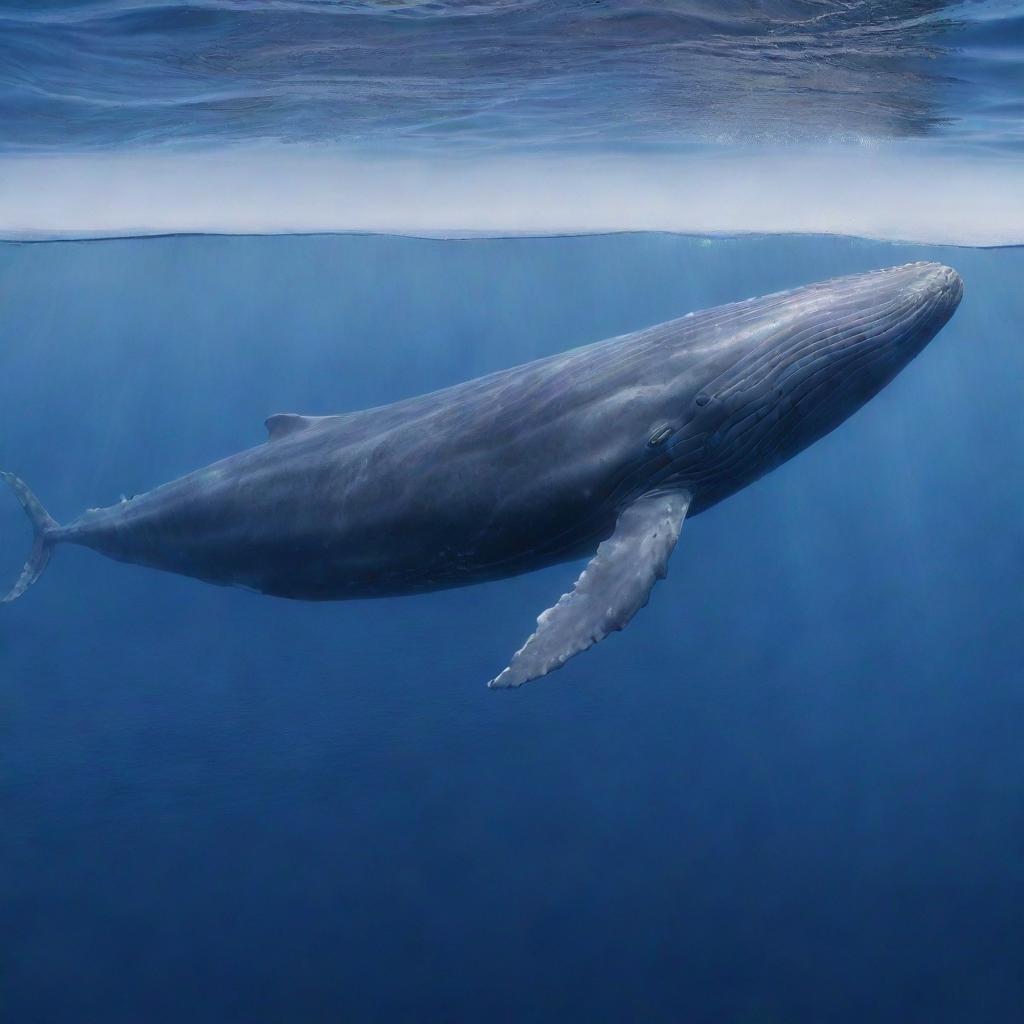 Dive into the Deep: Majestic Blue Whale