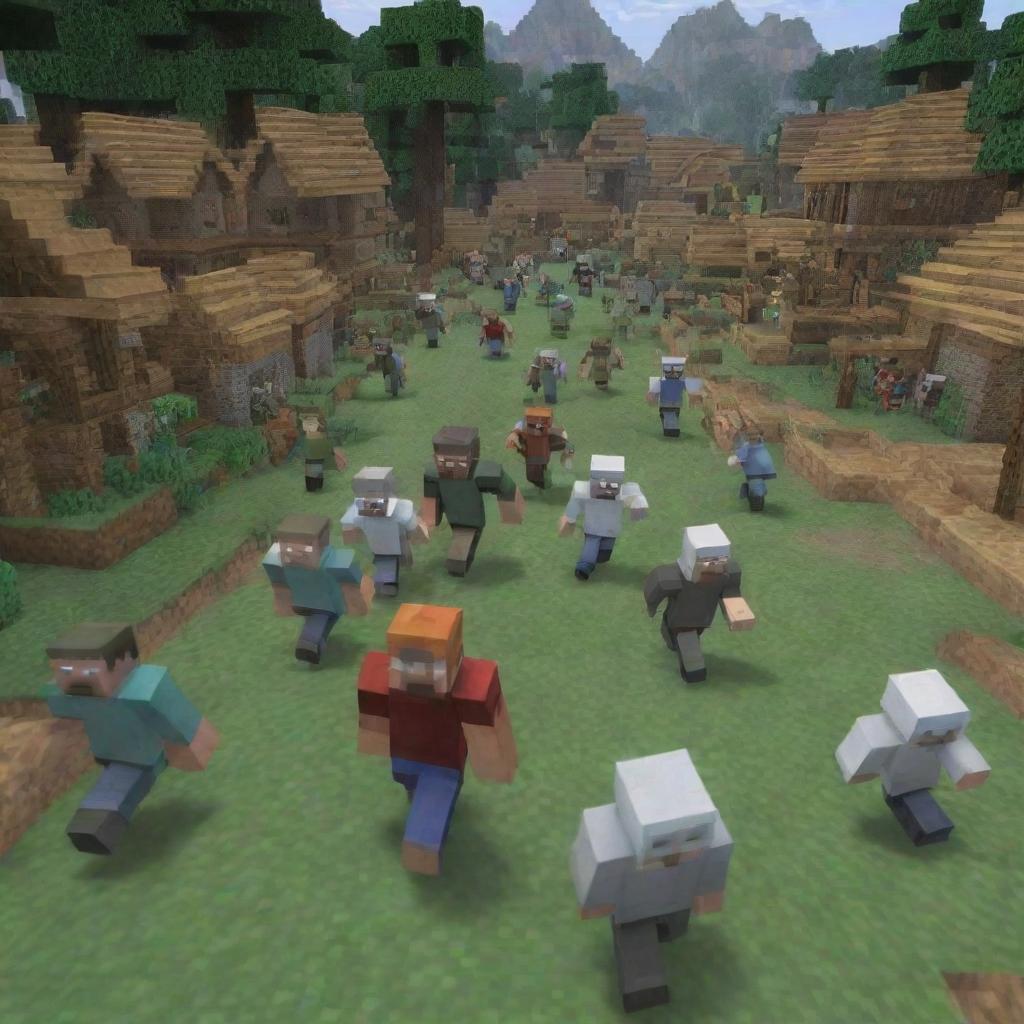 Pillage and Plunder: The Minecraft Village Under Siege