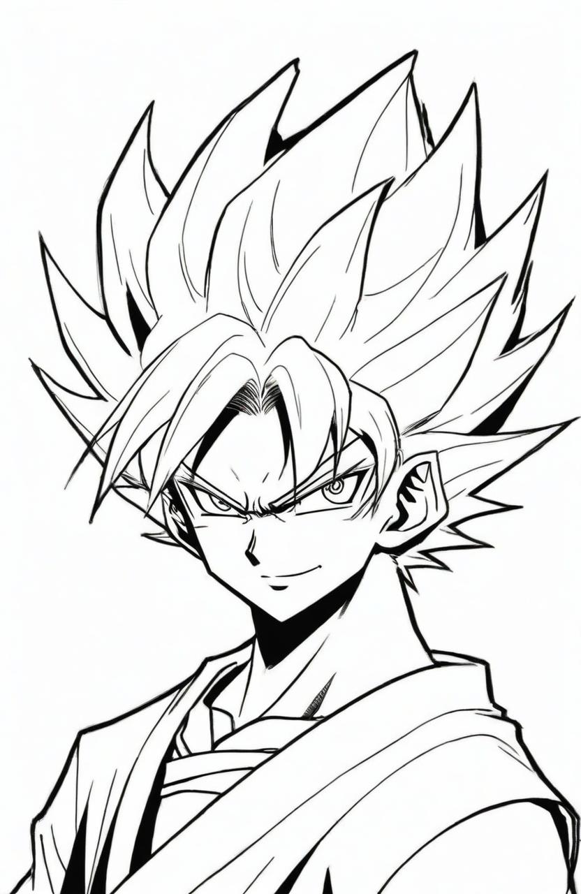Custom Anime Portrait - Hand-Drawn Art
