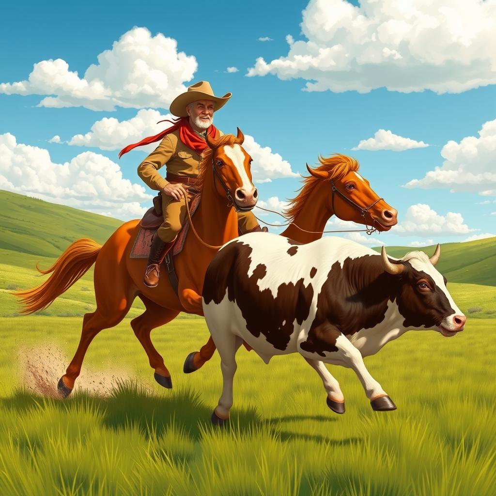 Ride the Wild West: Cowboy at Full Gallop