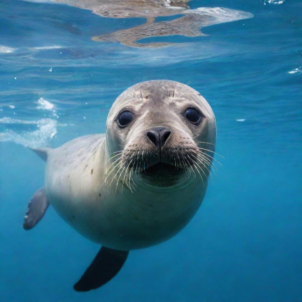 Seals Hasty Escape