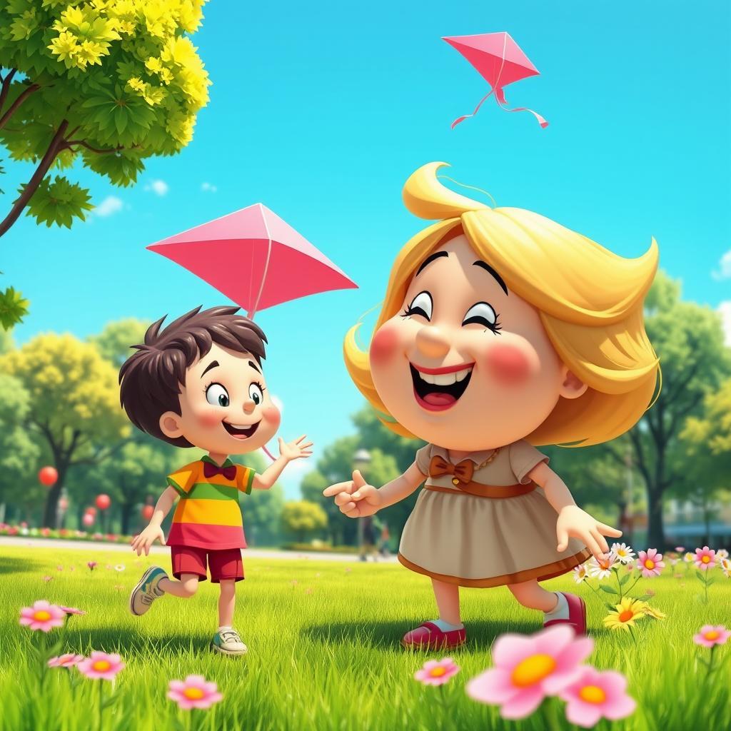 Dive into a Whimsical Cartoon Wonderland!