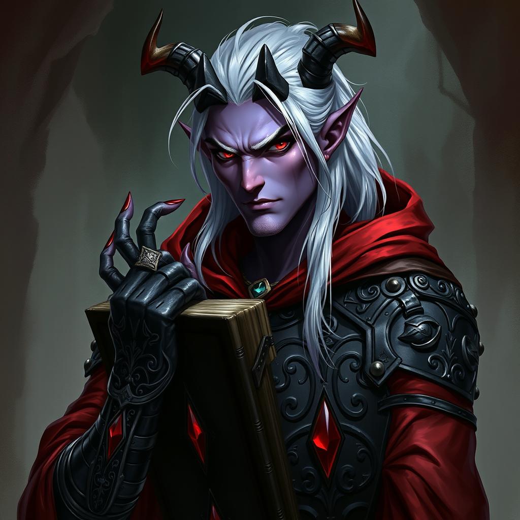 Unleash Your Imagination: Sinister Charismatic Demon Warlock Art