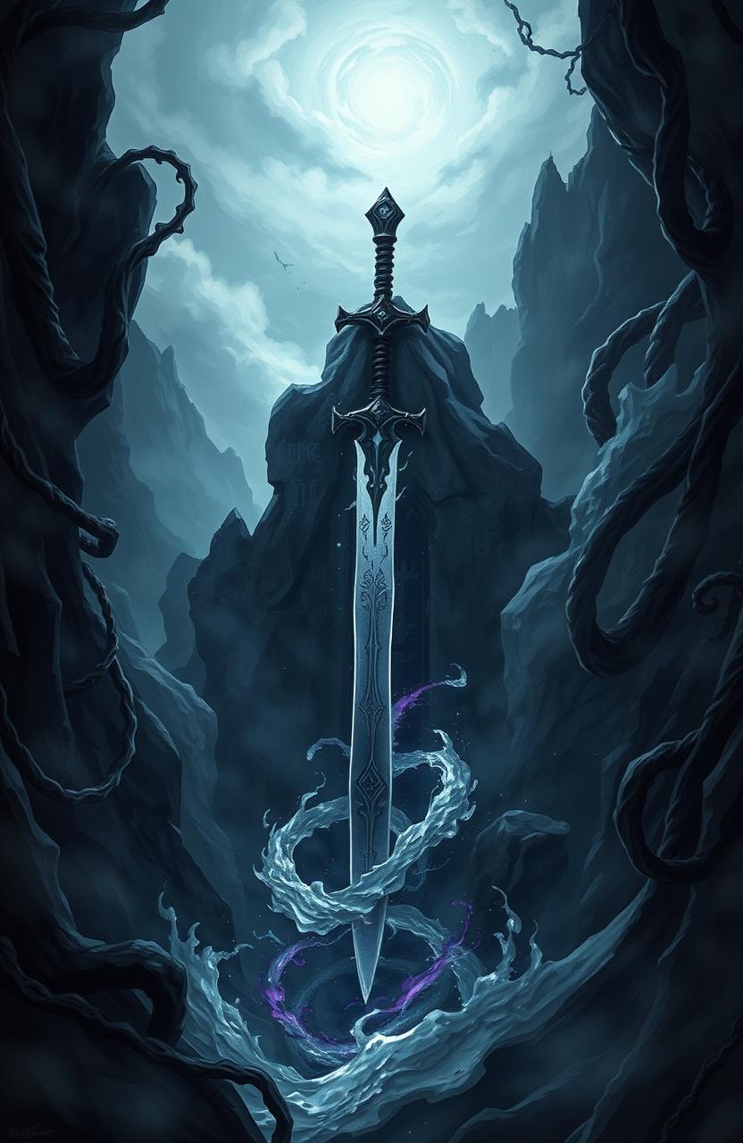 Unveiling the Abyss: A Fantasy Blade Emerges